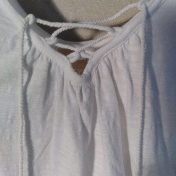 Roxy Tassel Tie Front Boho Cover Up - Picture 2 of 8